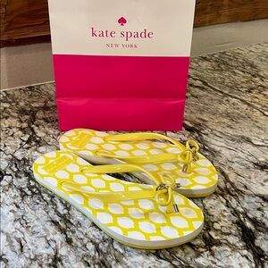Kate Spade Lemon Sandles / Yellow / Size 6